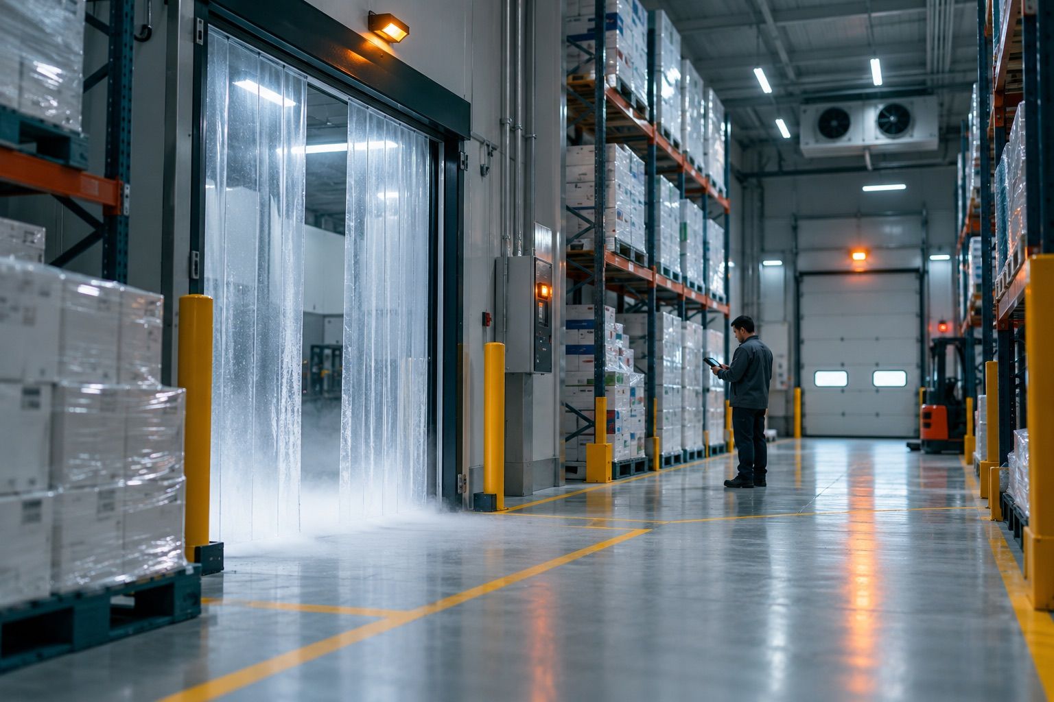 Bodega con cámara de refrigeración para productos veterinarios